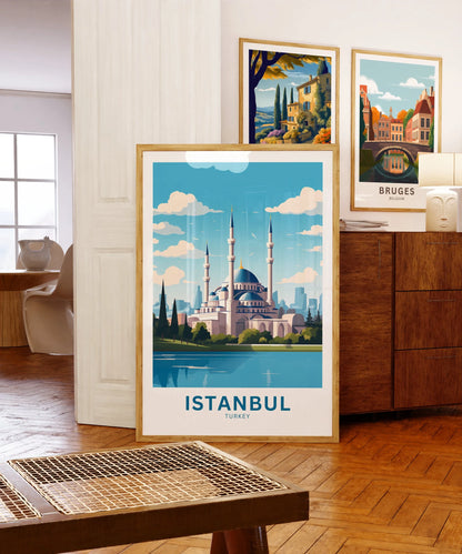 Istanbul Travel Poster