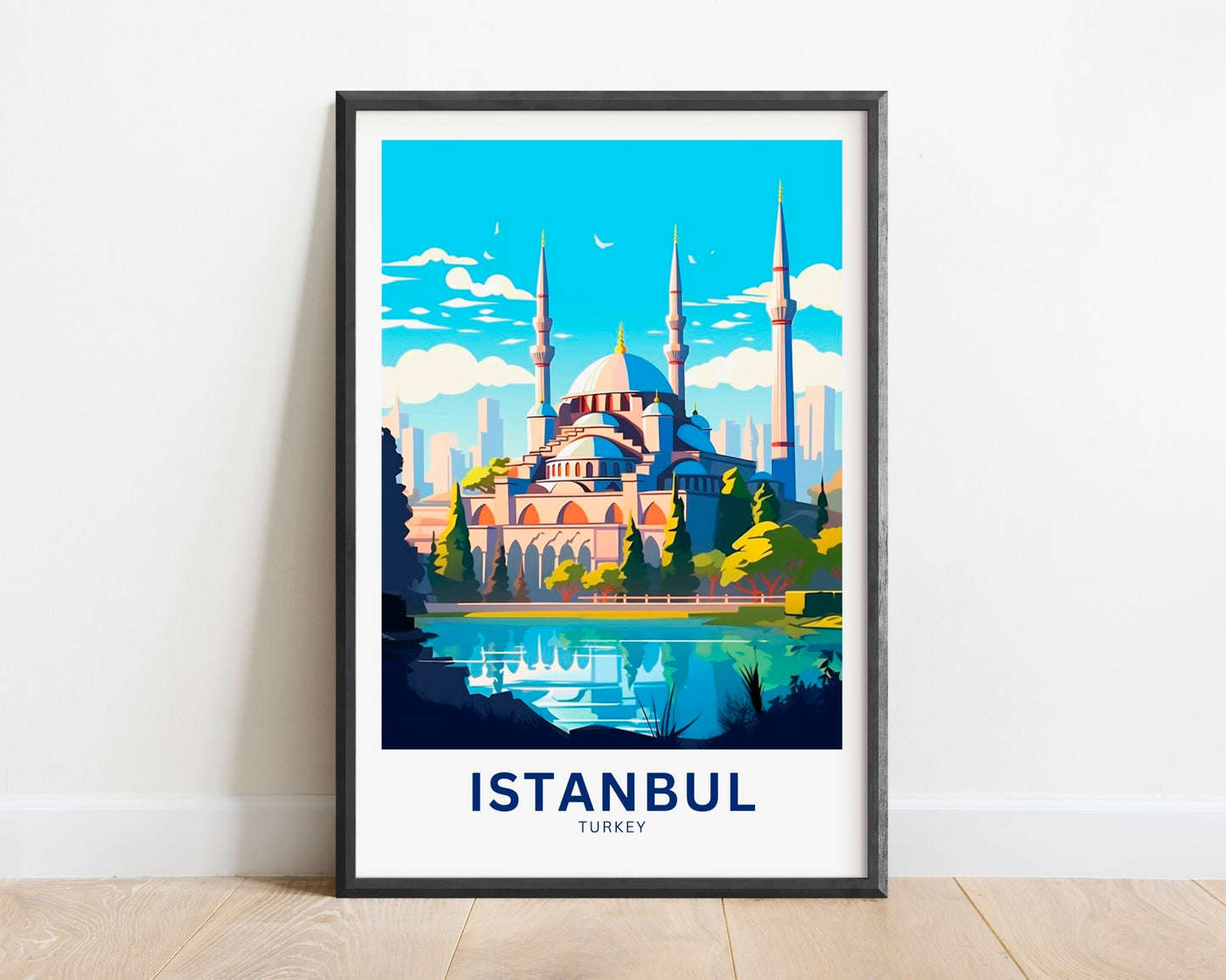 Istanbul Travel Poster