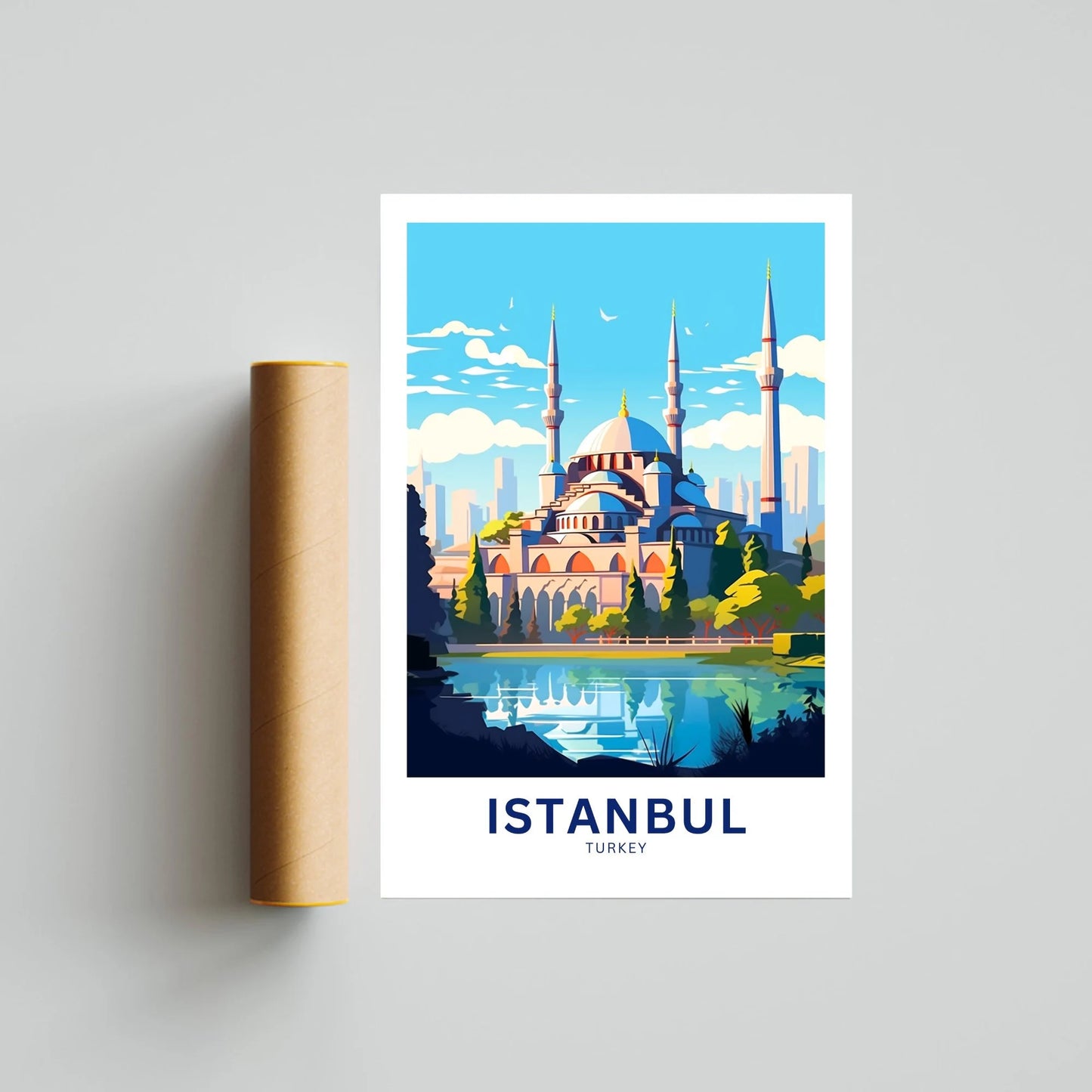 Istanbul Travel Poster