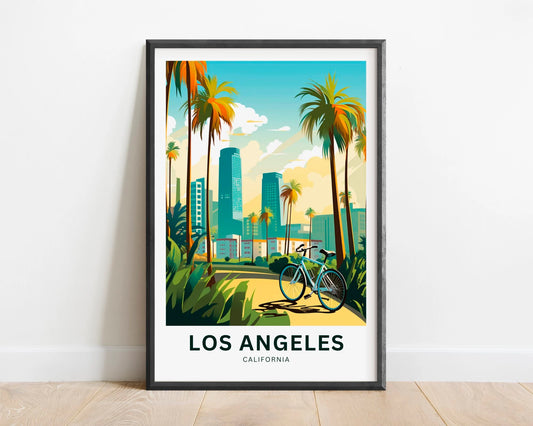 Los Angeles Travel Poster