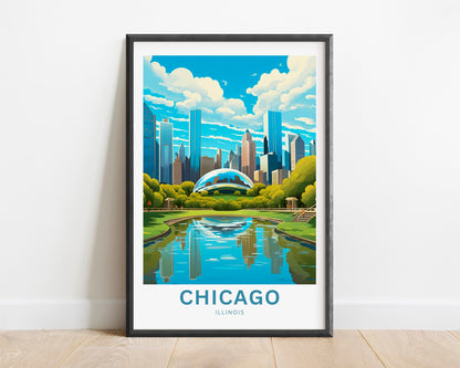 Chicago Travel Poster