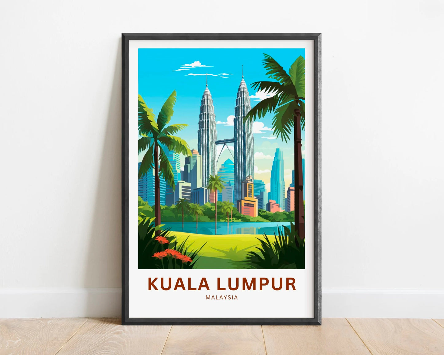 Kuala Lumpur Travel Poster