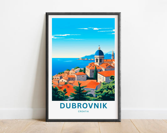 Dubrovnik Travel Poster