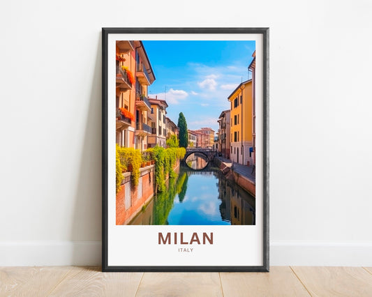 Milan Travel Poster