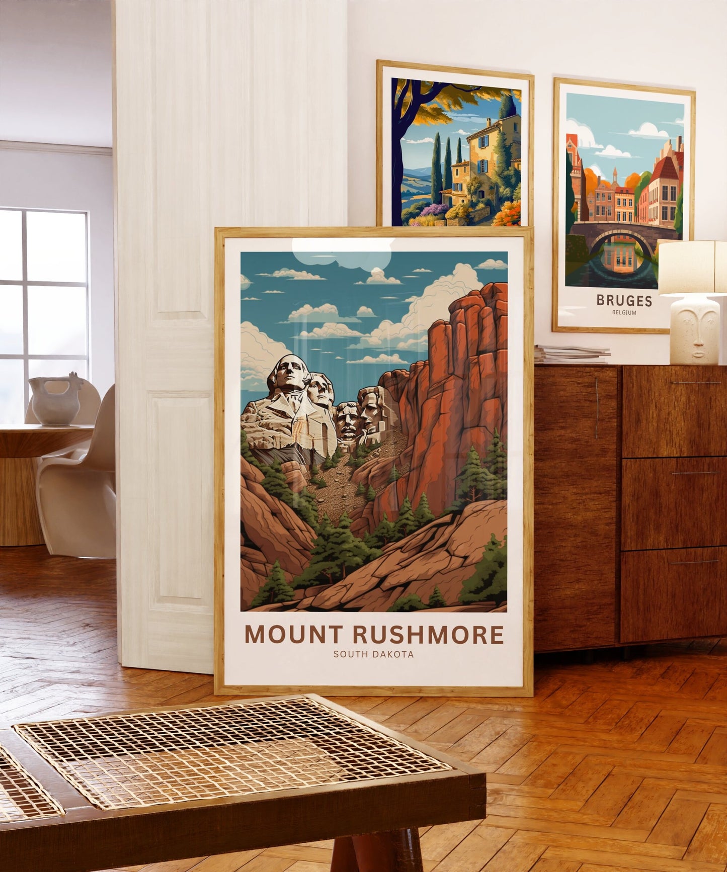 Mount Rushmore Travel Poster