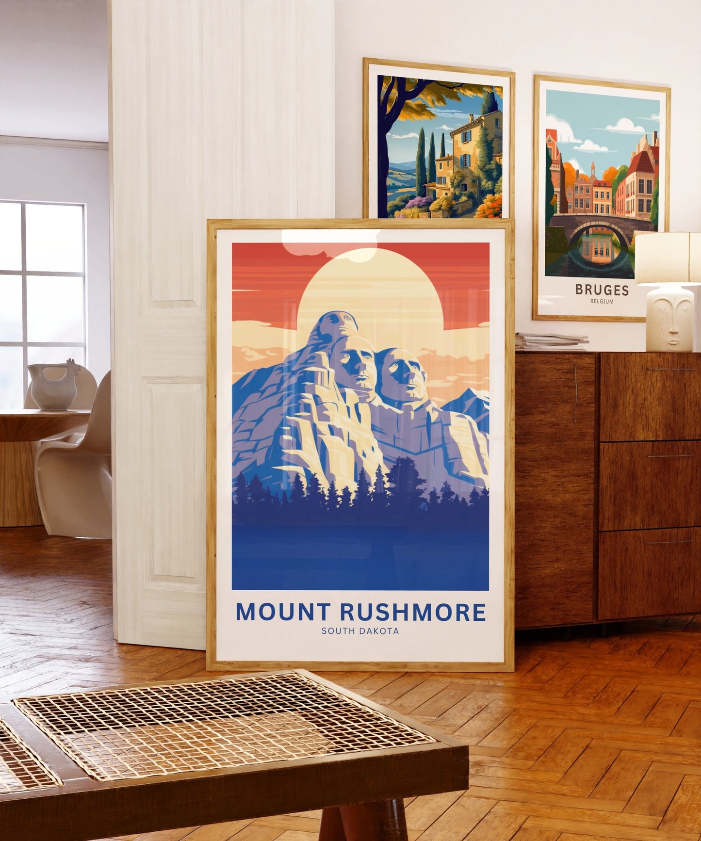 Mount Rushmore Travel Poster