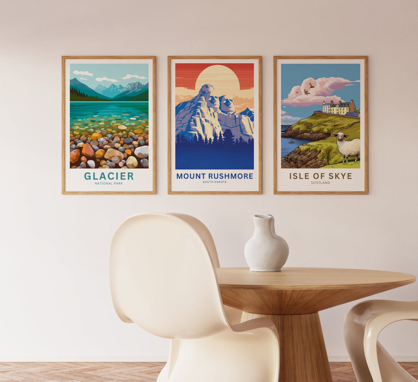 Mount Rushmore Travel Poster