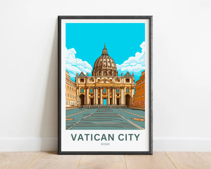 Vatican travel print