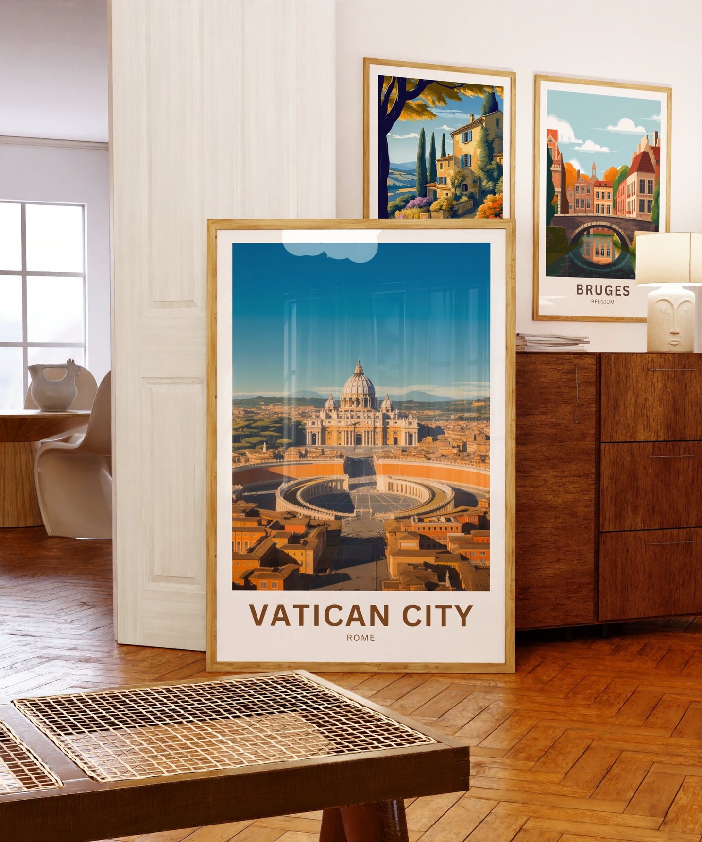 Vatican travel print