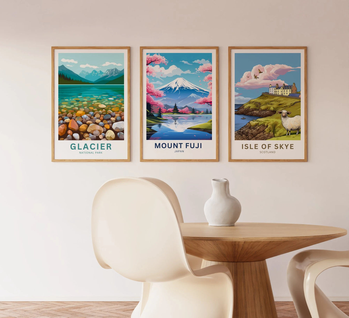 Mount Fuji Travel Poster