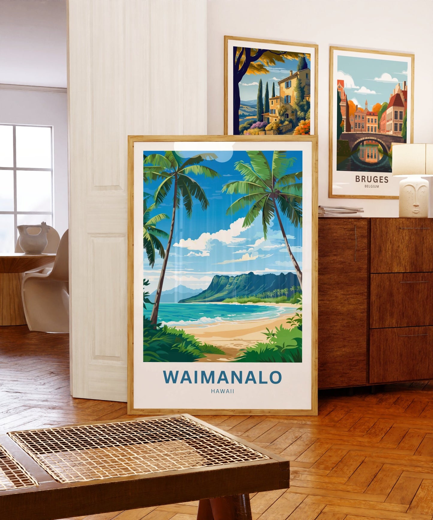 Waimanalo Beach Travel Poster