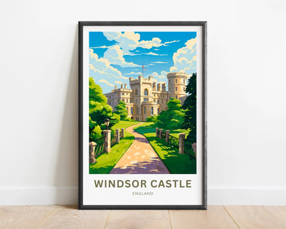 Windsor Castle Travel Poster