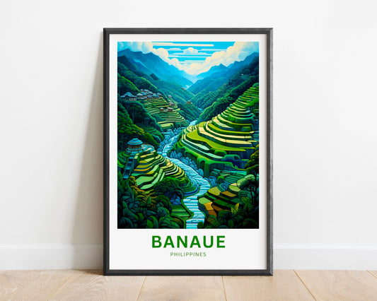 Banaue Rice Terraces Travel Poster