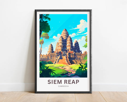 Siem Reap Travel Poster