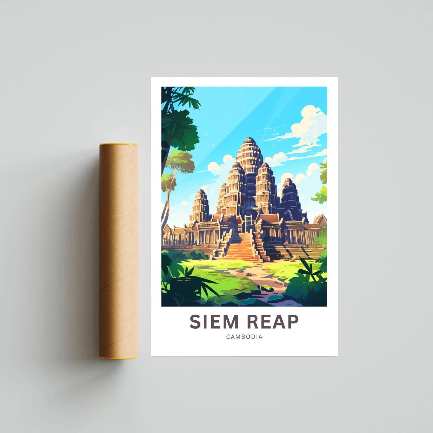 Siem Reap Travel Poster