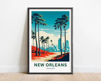 New Orleans Travel Poster