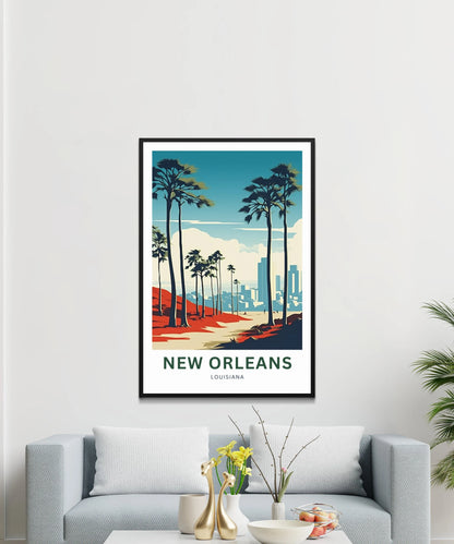 New Orleans Travel Poster