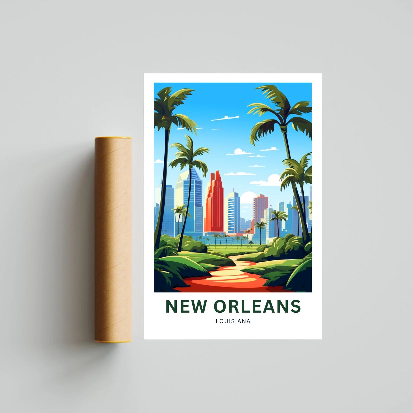 New Orleans Travel Poster