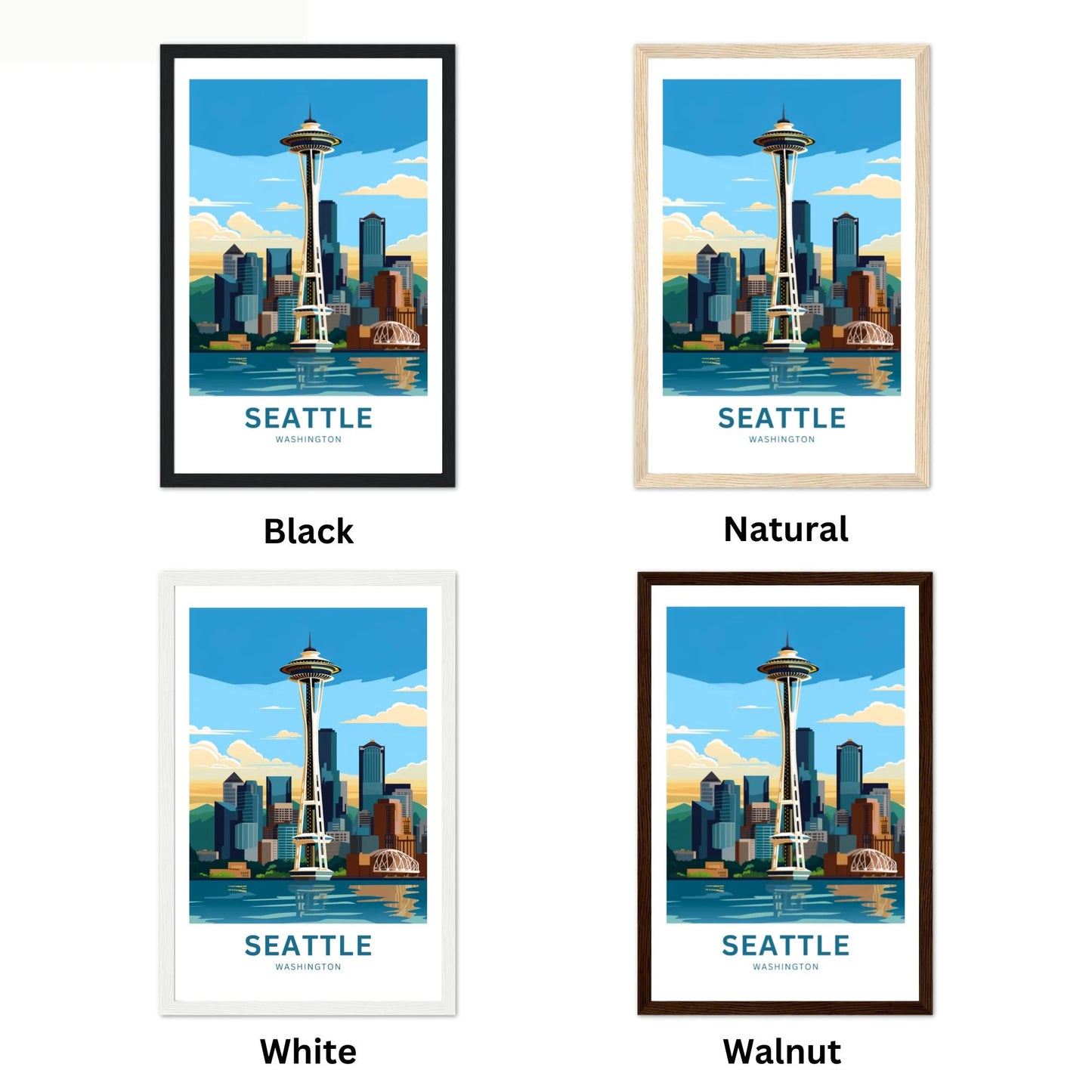 Seattle Travel Poster