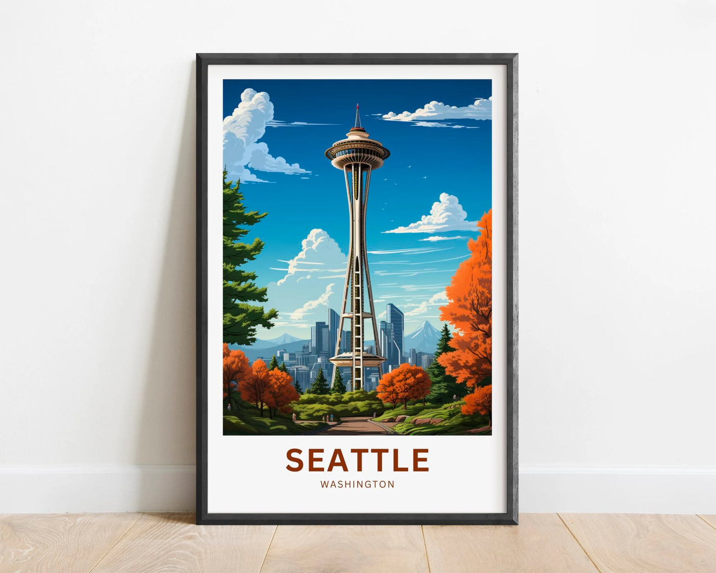 Seattle Travel Poster