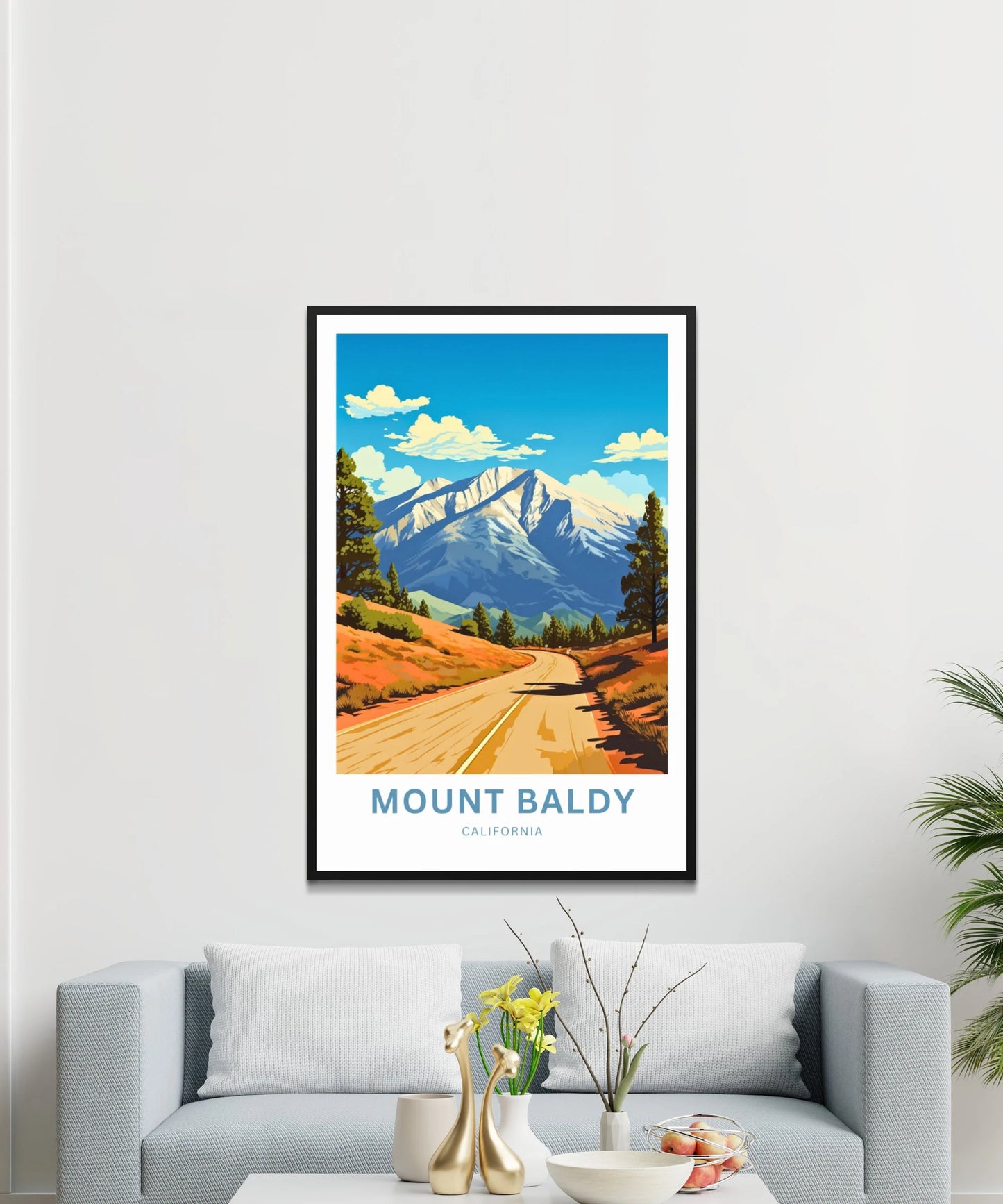 Mount Baldy Travel Poster