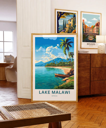 Lake MalawiTravel Poster