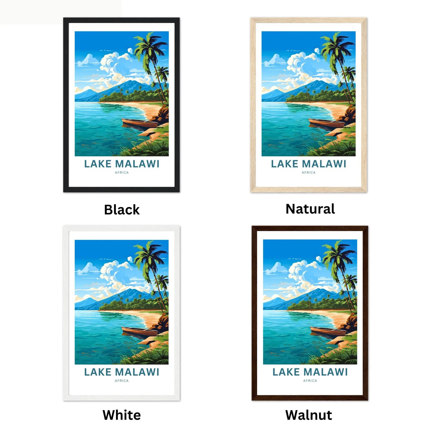 Lake MalawiTravel Poster