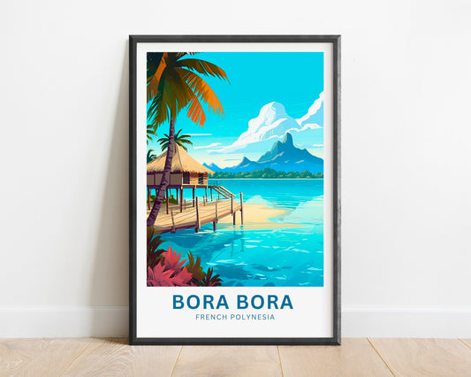 Bora Bora Travel Poster