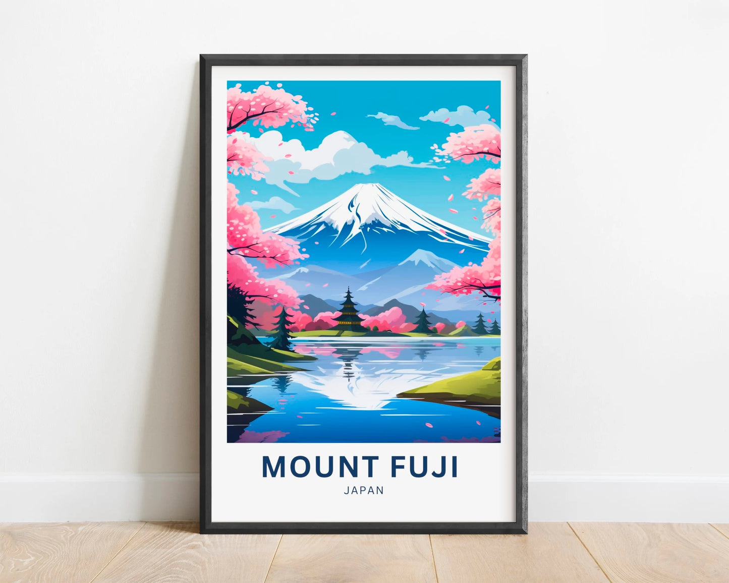 Mount Fuji Travel Poster