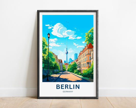 Berlin Travel Poster