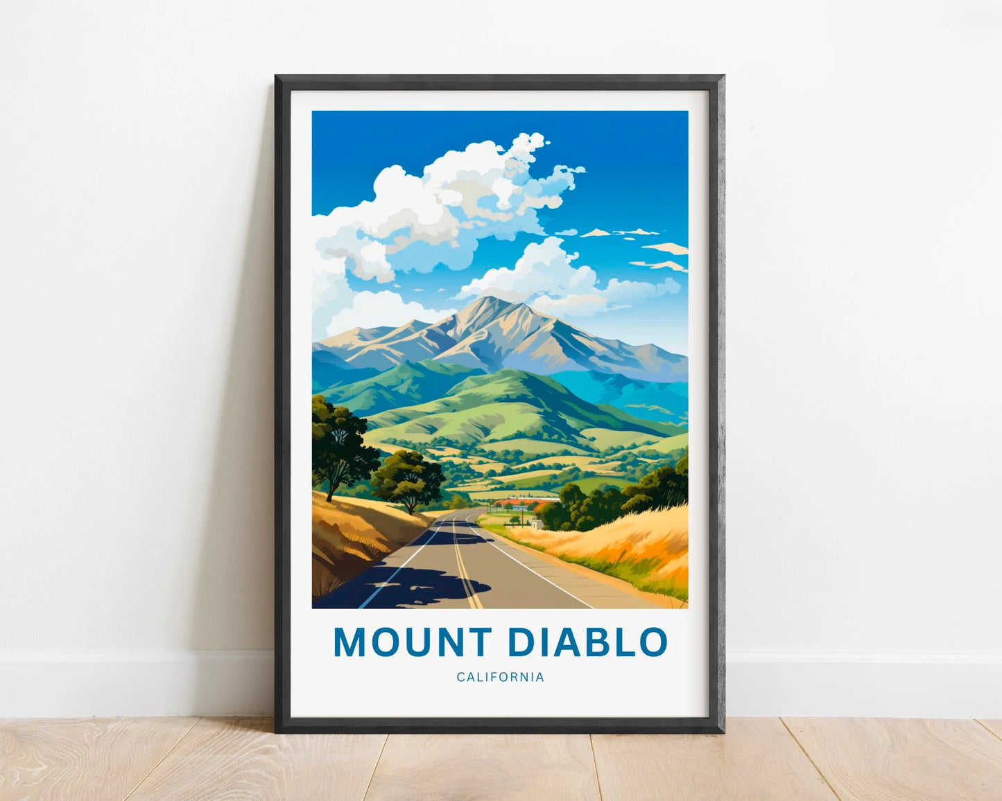 Mount Diablo Travel Poster