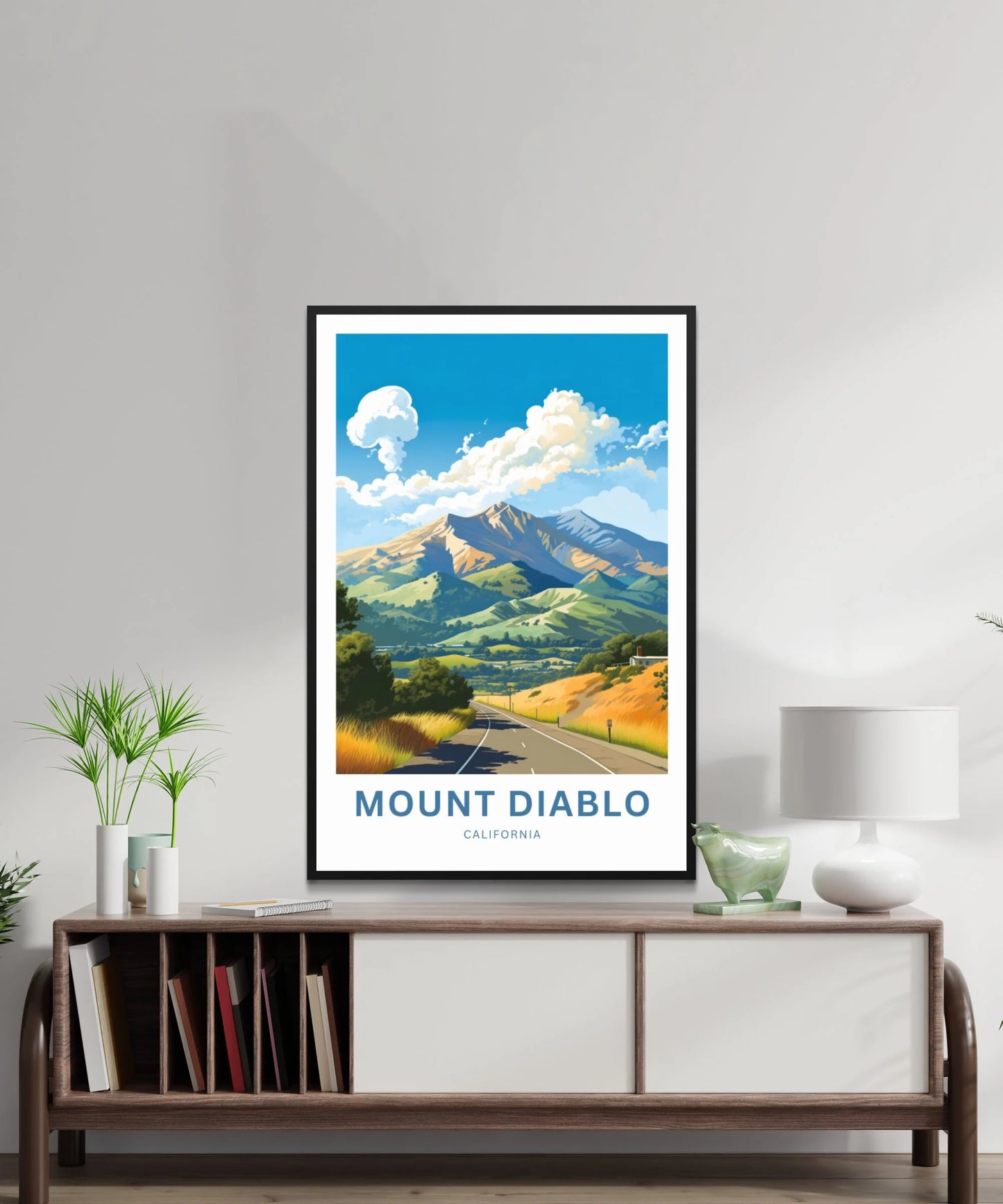 Mount Diablo Travel Poster