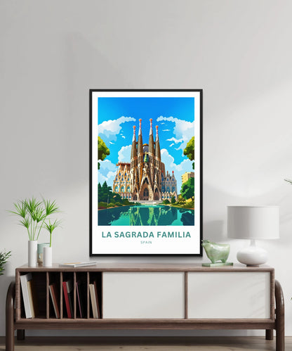 La Sagrada Familia  Travel Poster