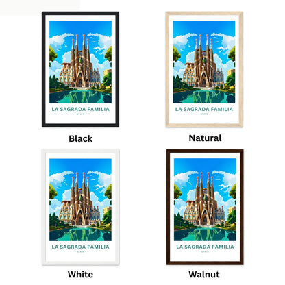 La Sagrada Familia  Travel Poster