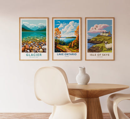 Lake Ontario Travel Poster