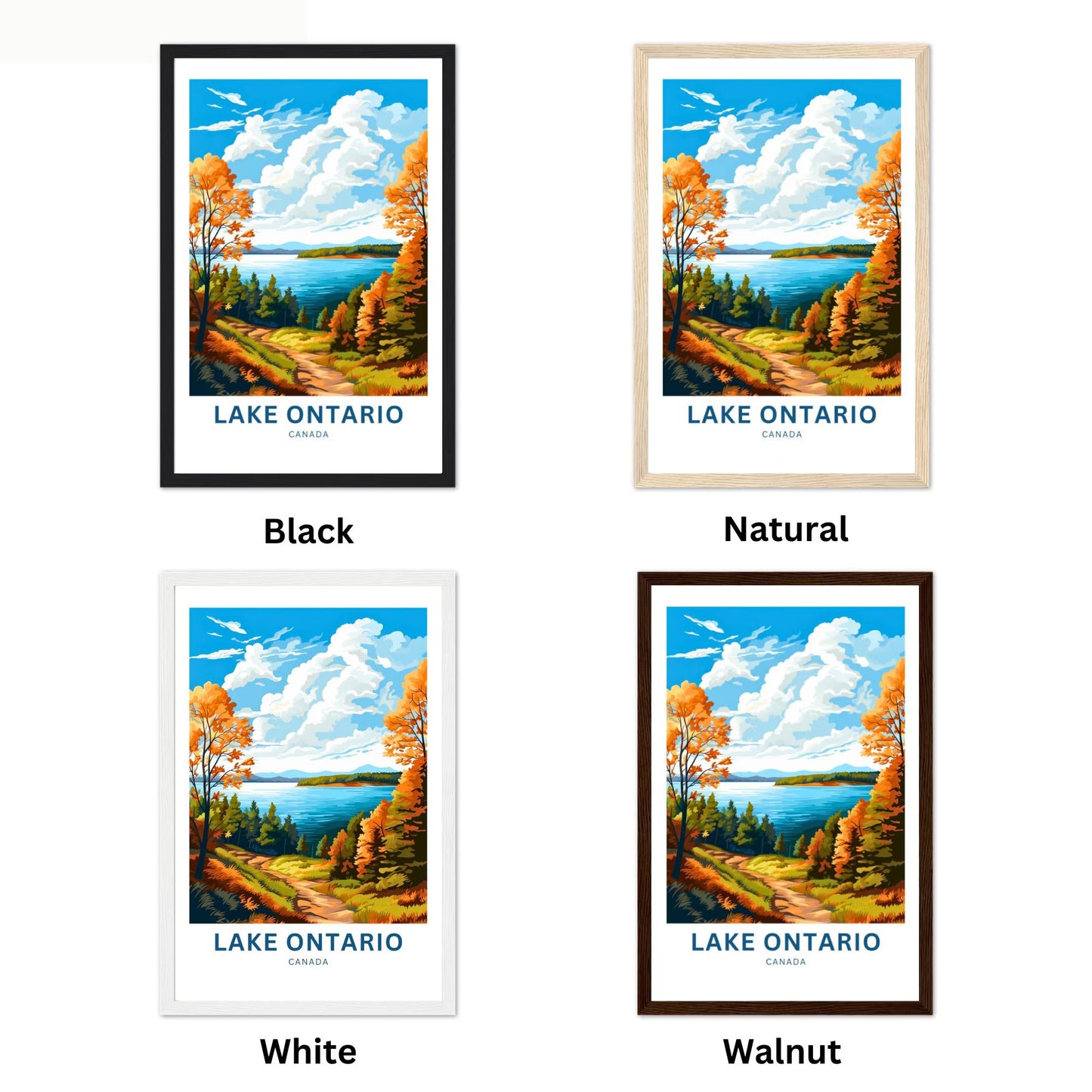 Lake Ontario Travel Poster