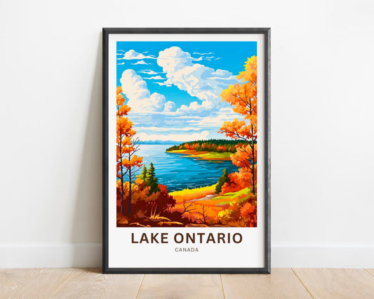 Lake Ontario Travel Poster