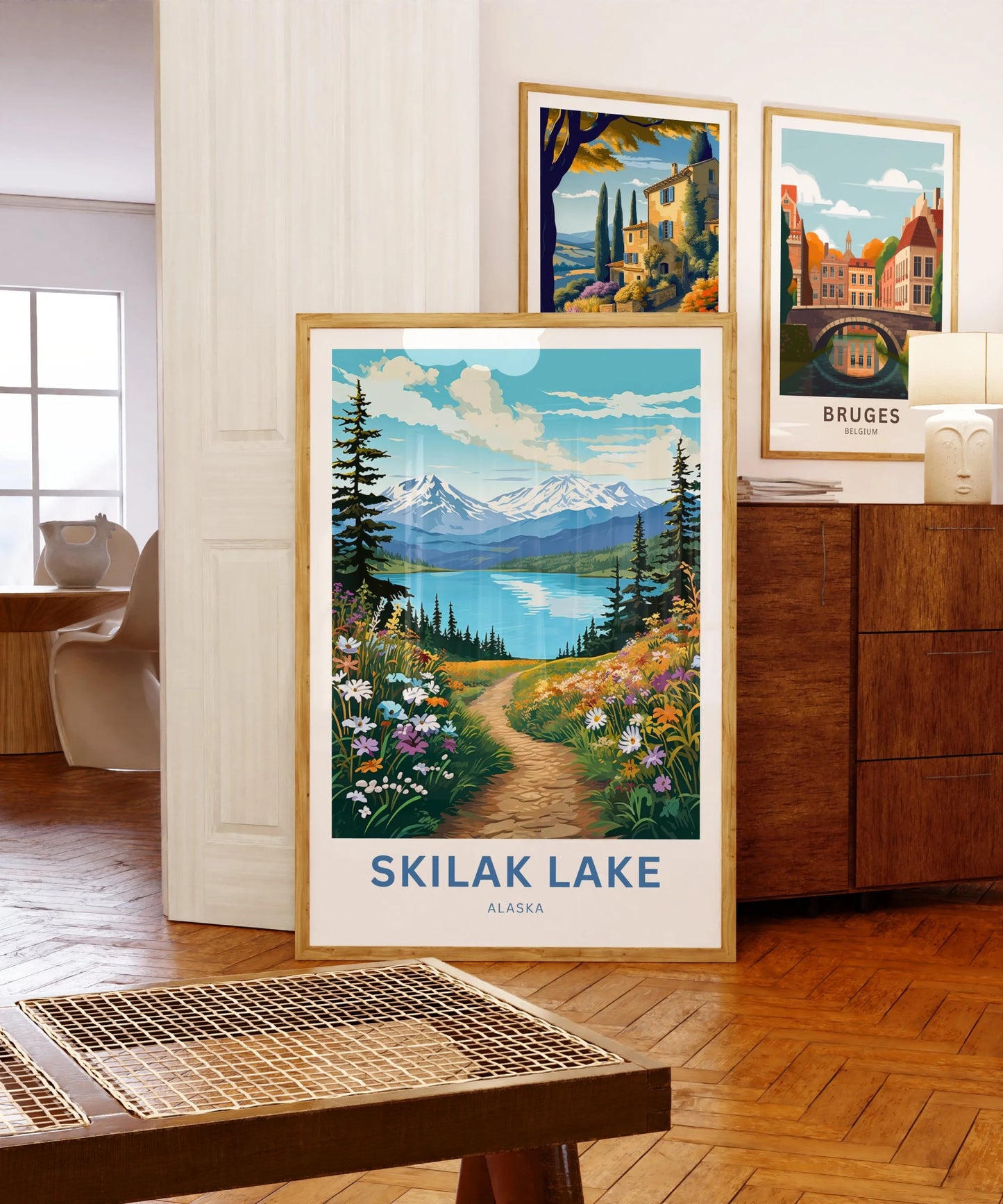 Skilak Lake Travel Poster