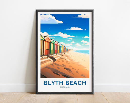 Blyth Beach Travel Poster