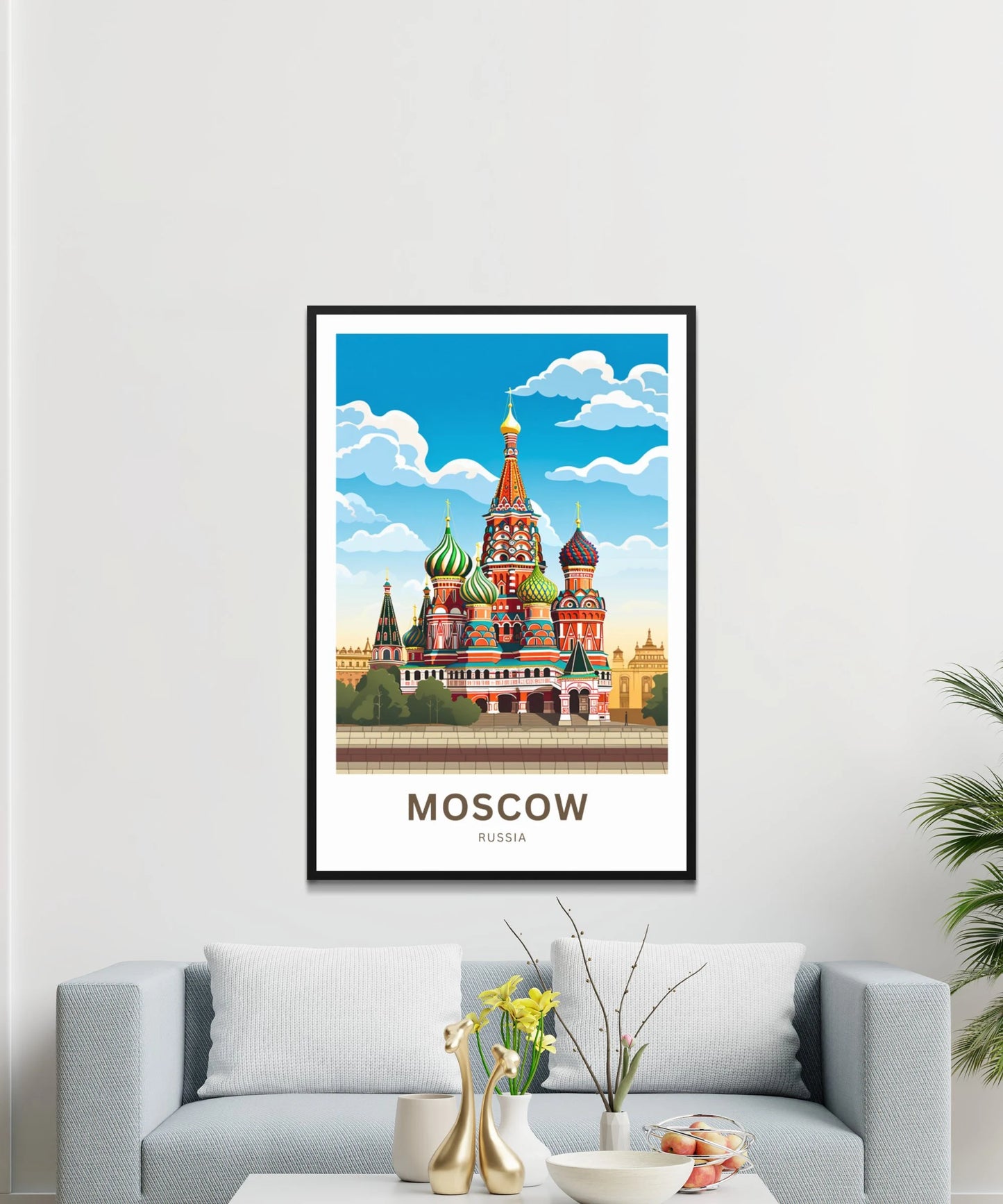 Moscow Travel Poster