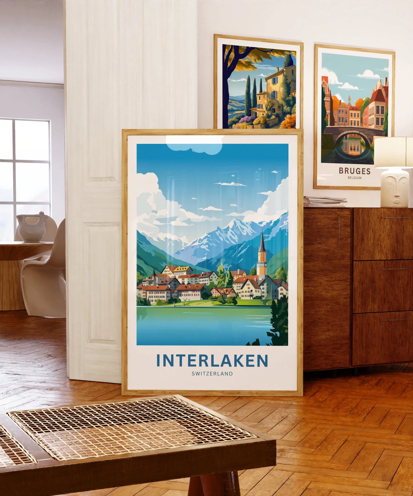 Interlaken Travel Poster