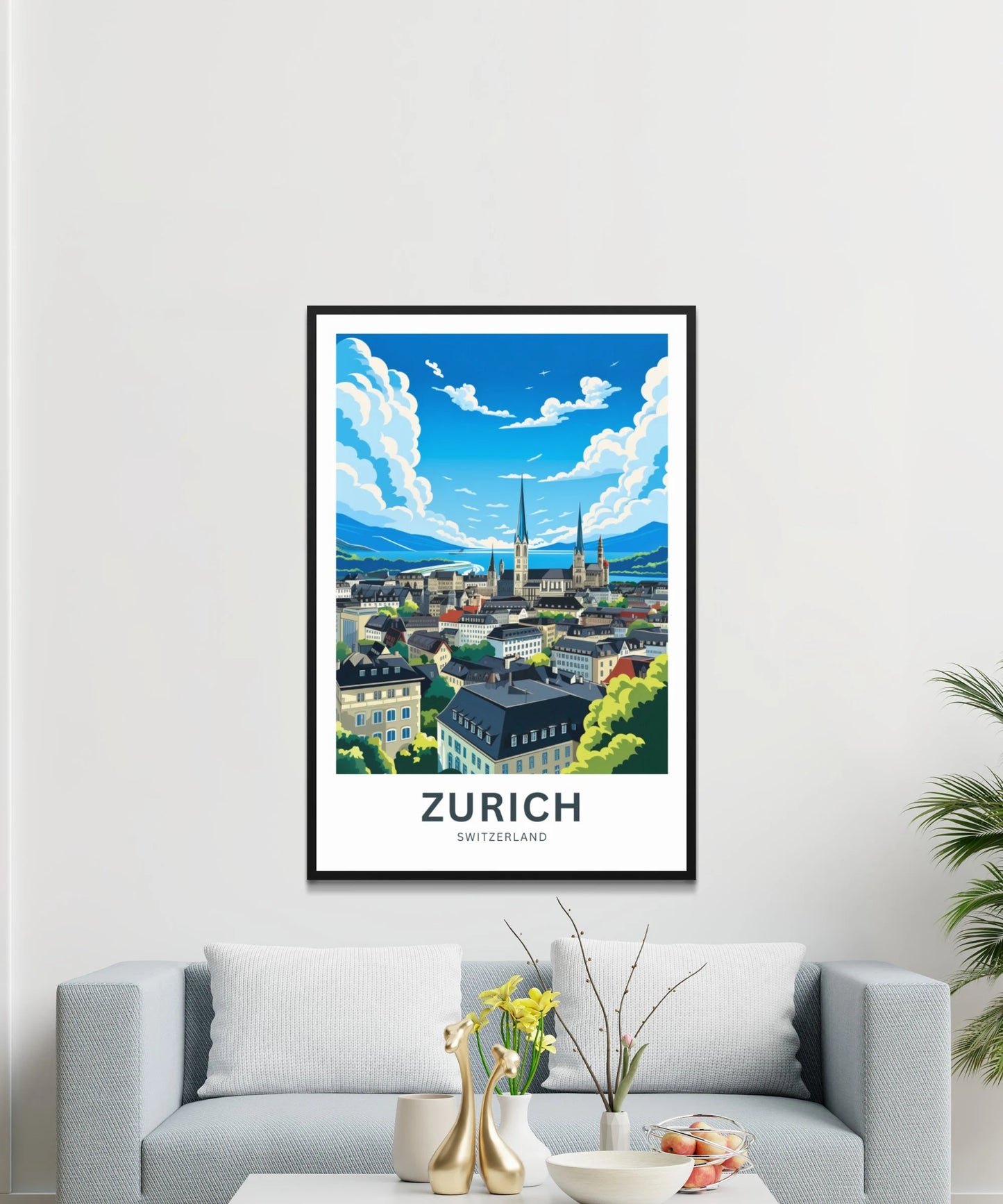 Zurich Travel Poster