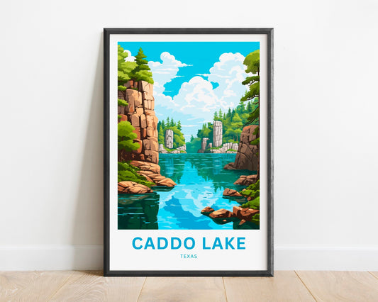 Caddo Lake Travel Poster