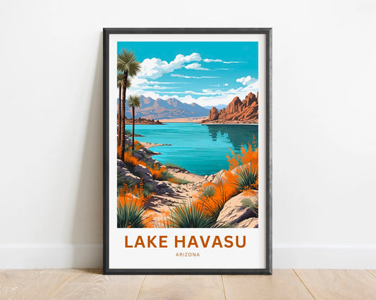 Lake Havasu Travel Poster