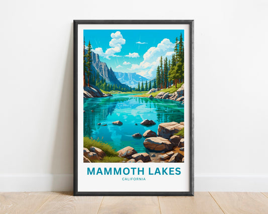 Mammoth Lakes Travel Poster
