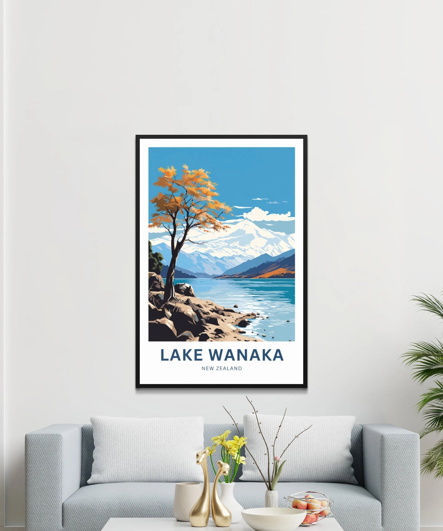 Wanaka Travel Poster