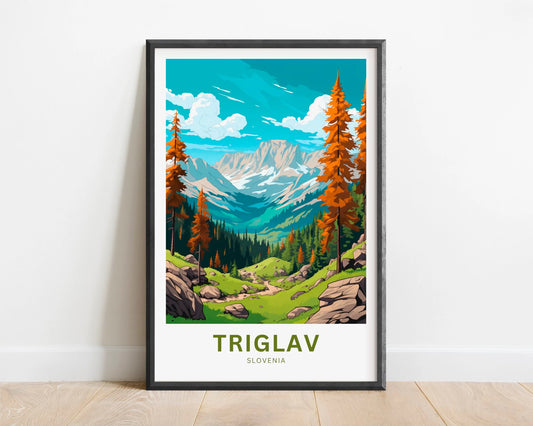 Triglav Travel Poster