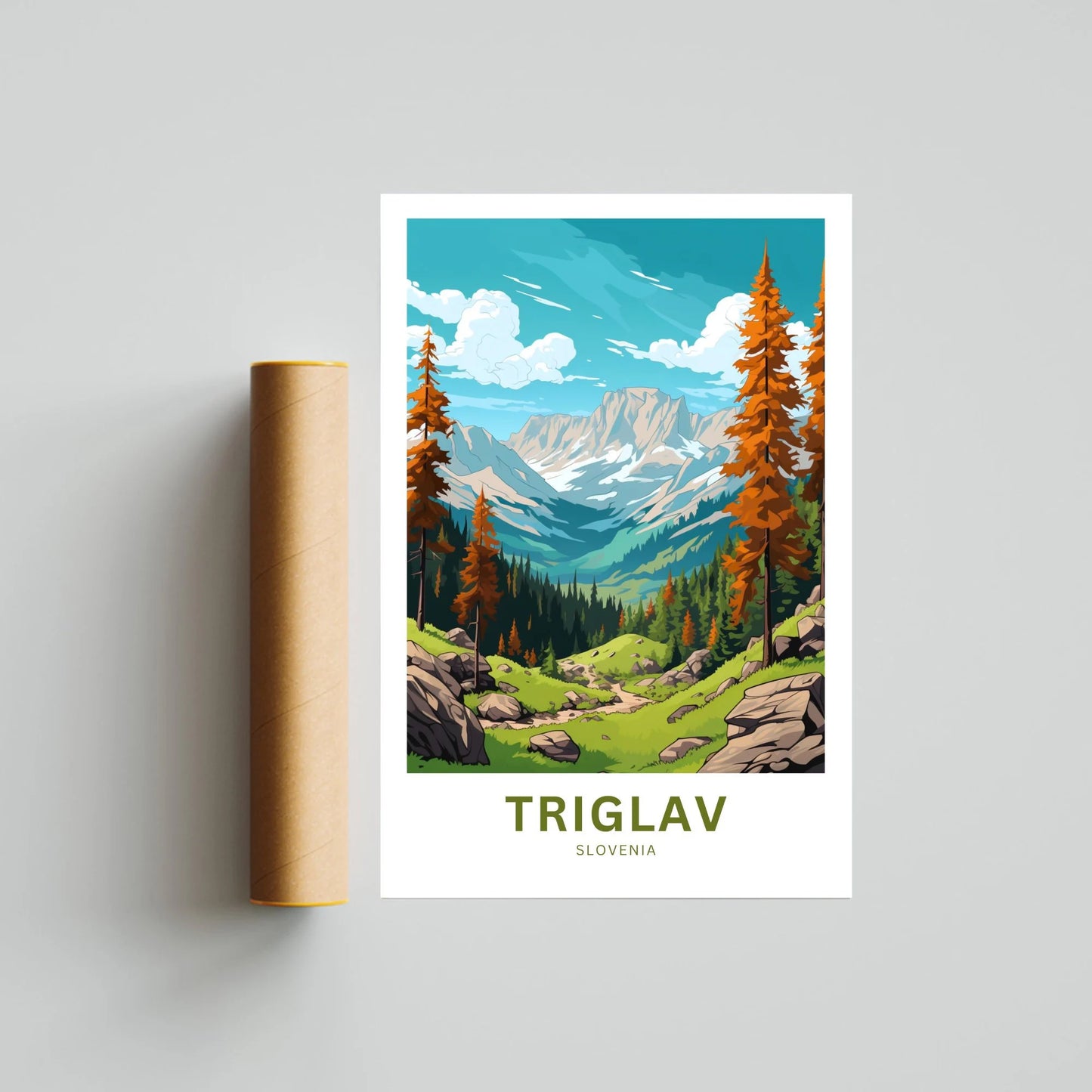 Triglav Travel Poster