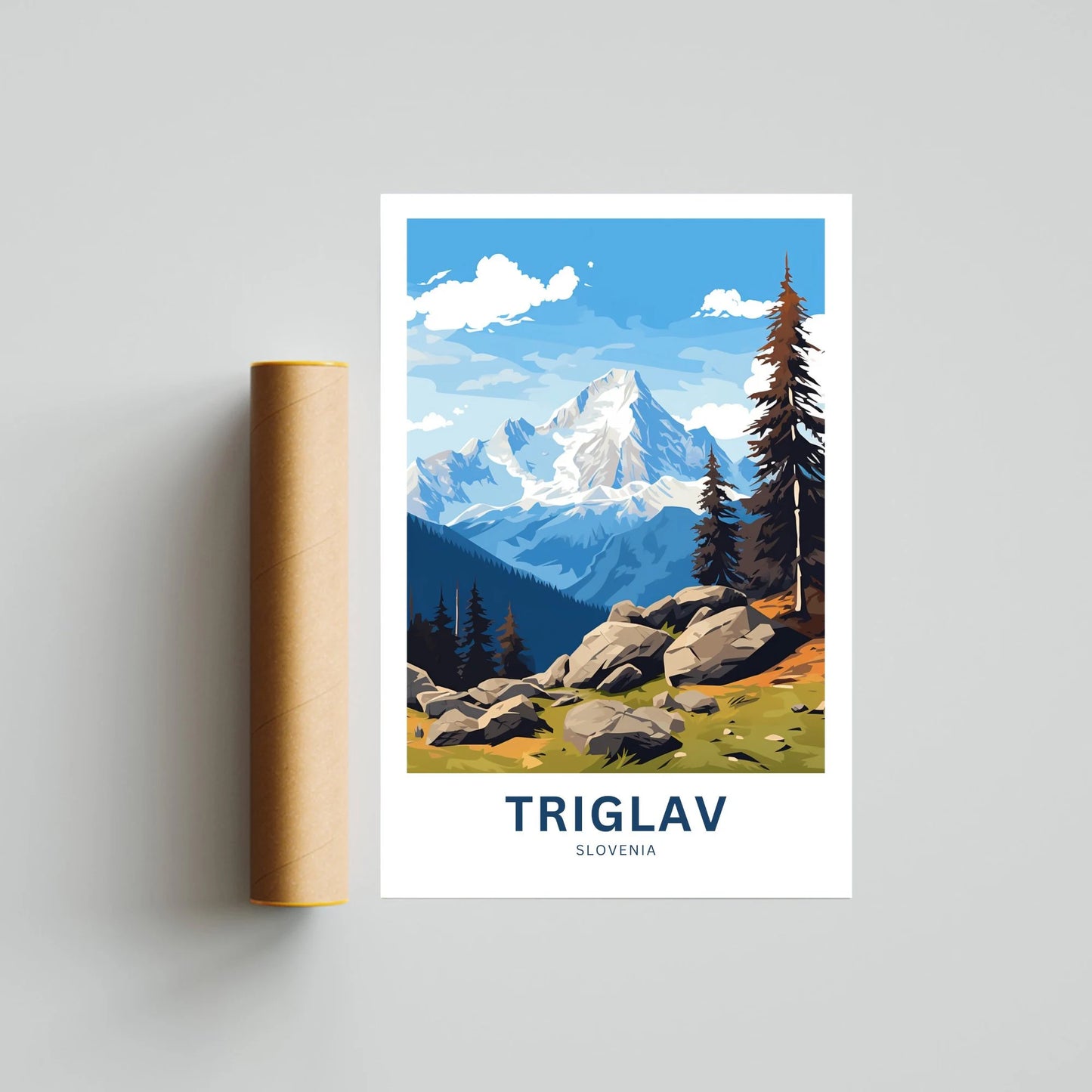 Triglav Travel Poster