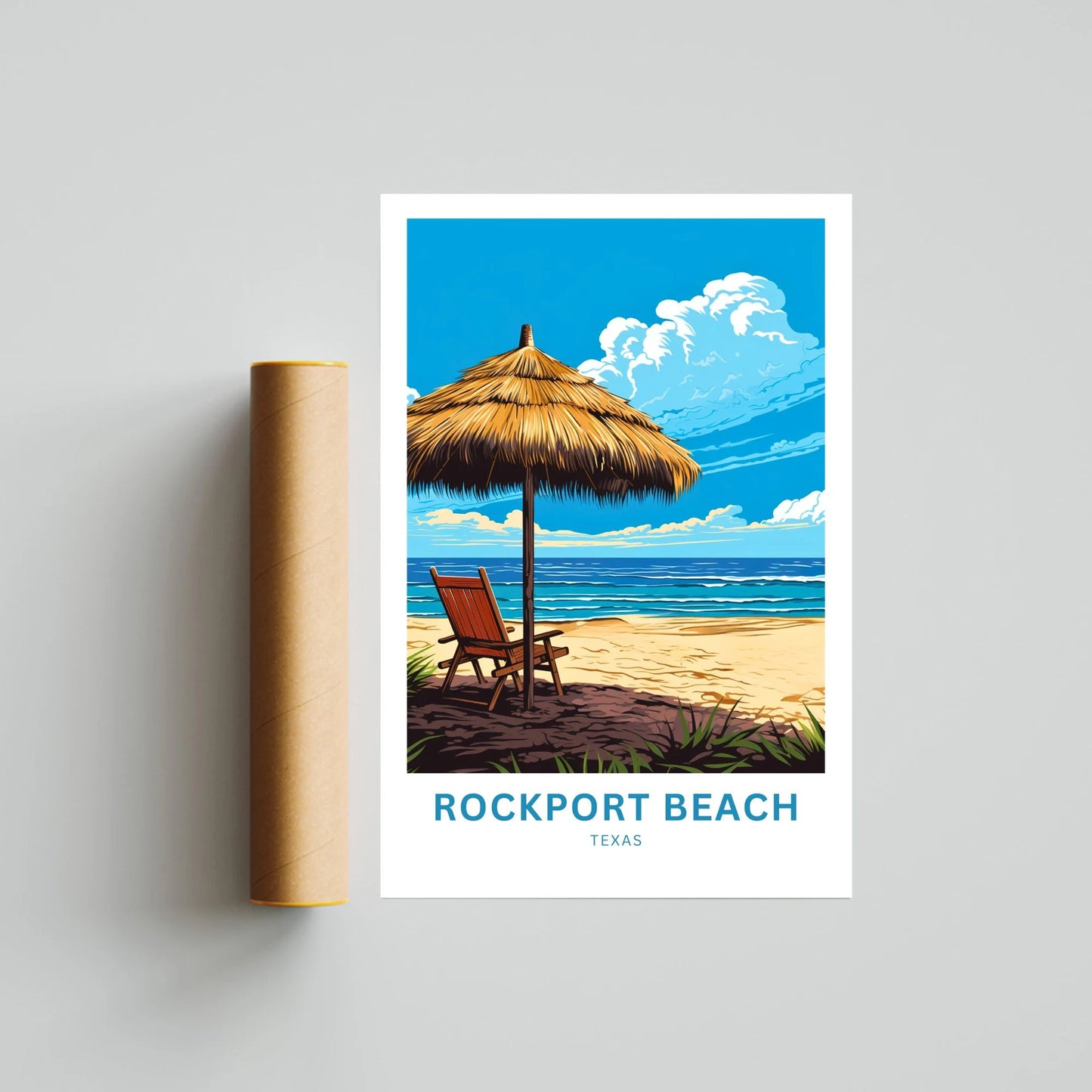 Rockport Beach Travel Print